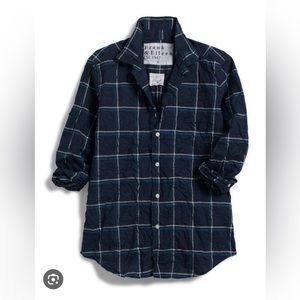 Frank & Eileen Barry shirt, size L, signature crinkle, NWT